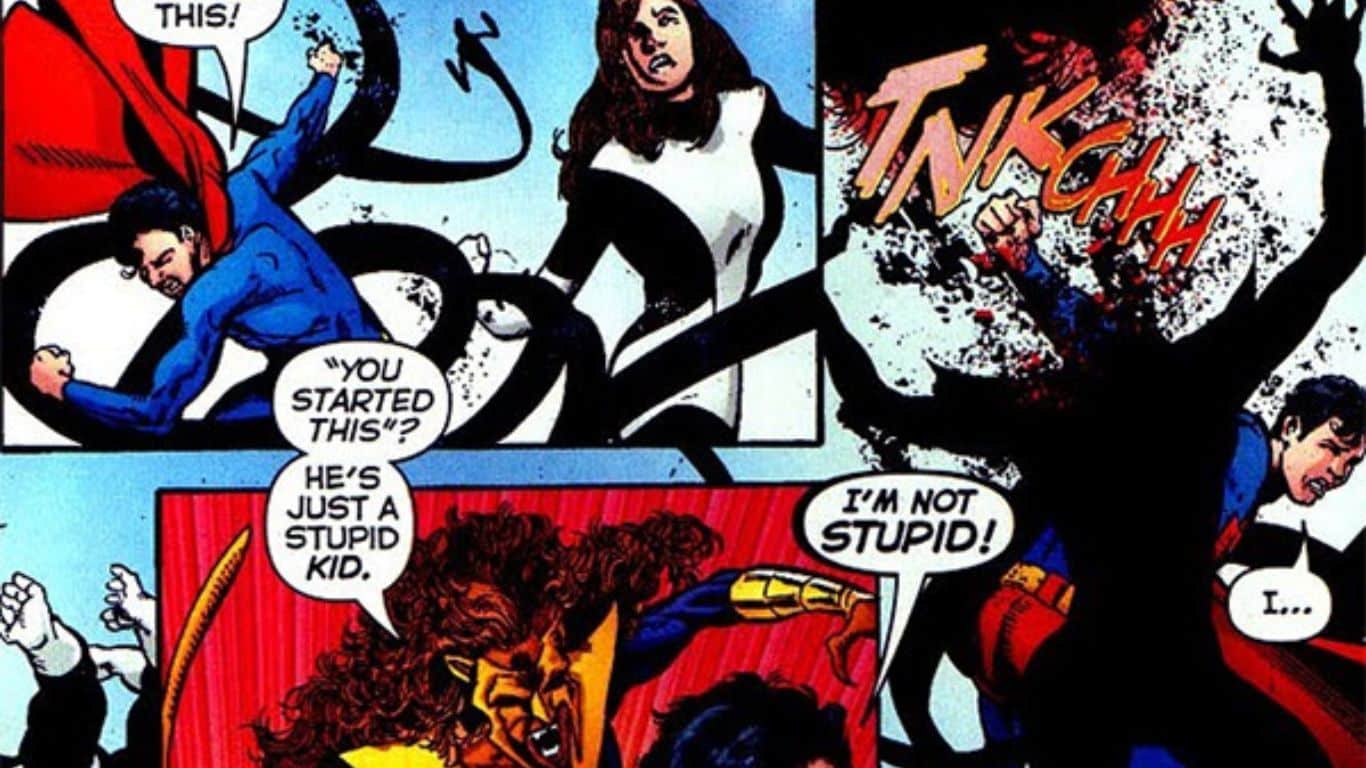 Pantha Exploded by Superboy
