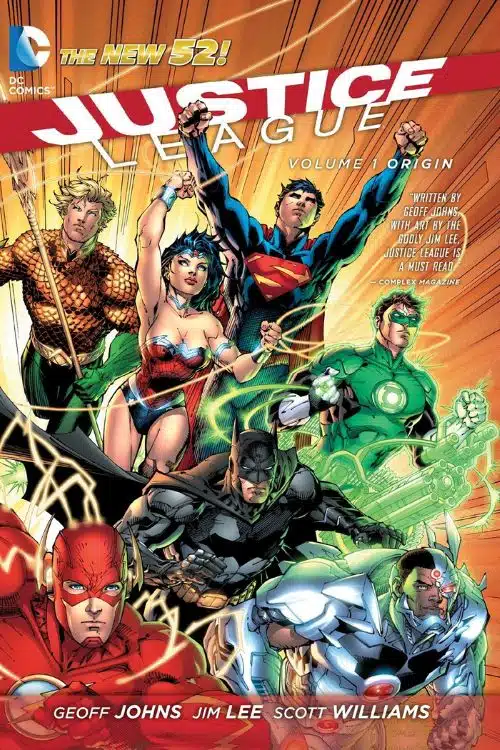 Best DC comics for beginners - Justice League: Origin by Geoff Johns