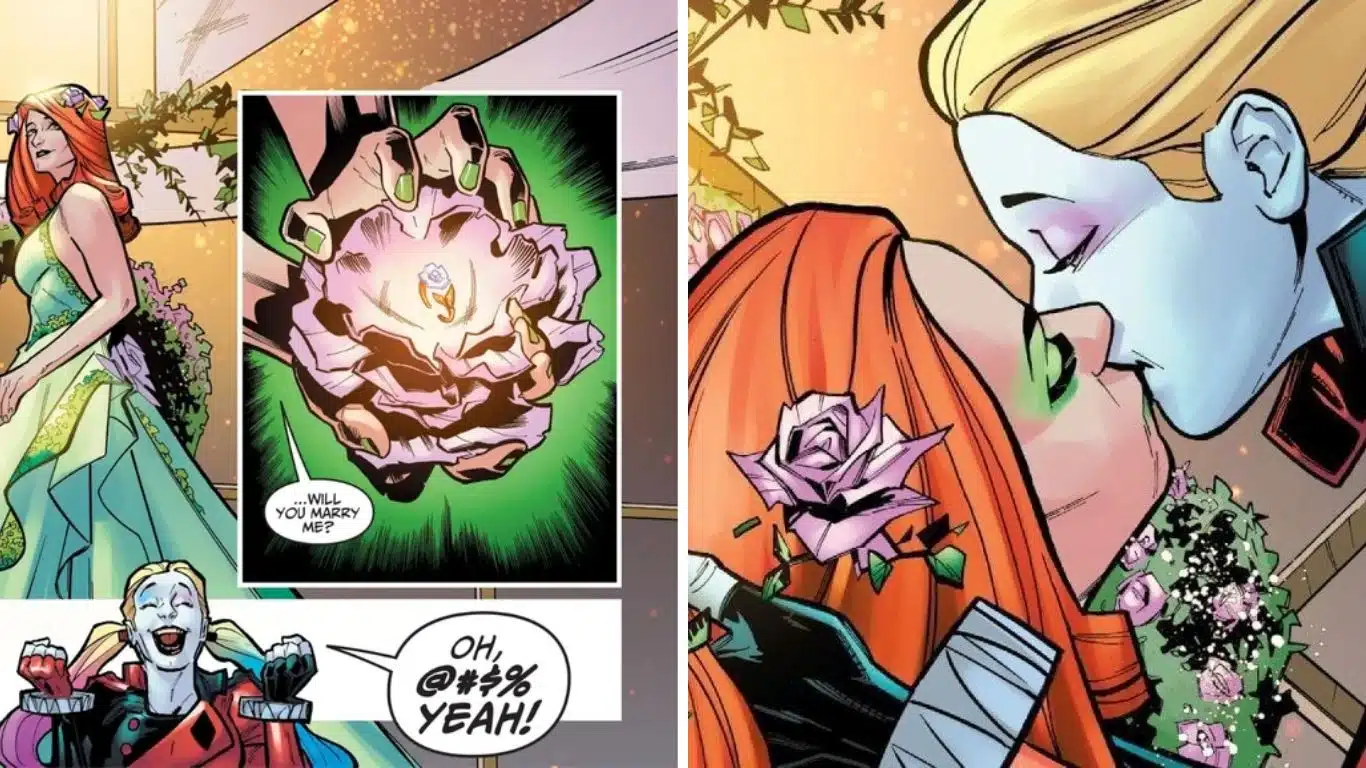 10 Best Villain Weddings In DC Comics - Harley And Ivy