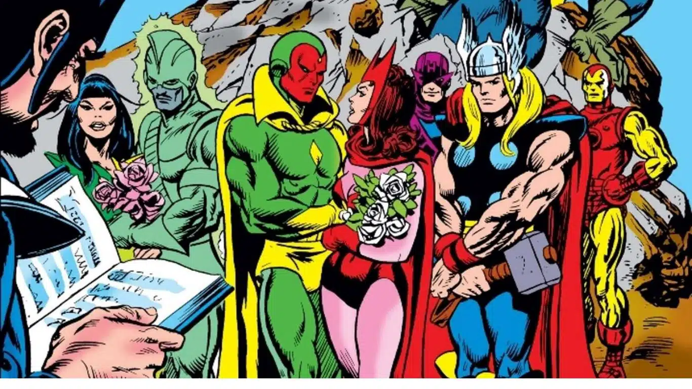 10 Most Memorable Villain Weddings In Marvel Comics - Scarlet Witch and Vision