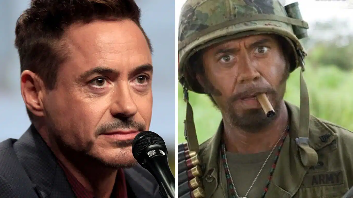 Robert Downey Jr. in "Tropic Thunder" (2008)