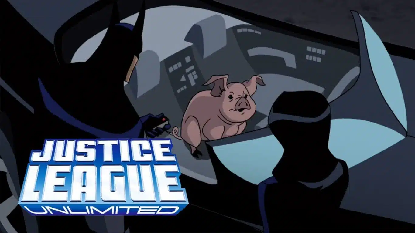 Wonder Woman as a pig