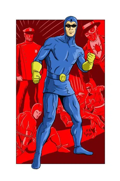 10 Best Public Domain Comic Characters - Blue Beetle