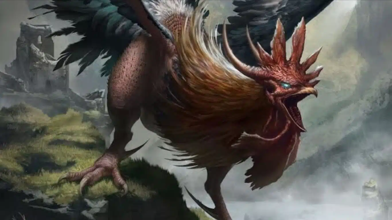 Mythical Creatures with Wings - Cockatrice