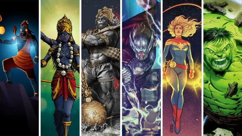 The gods of Hindu mythology and their Marvel Comics counterparts