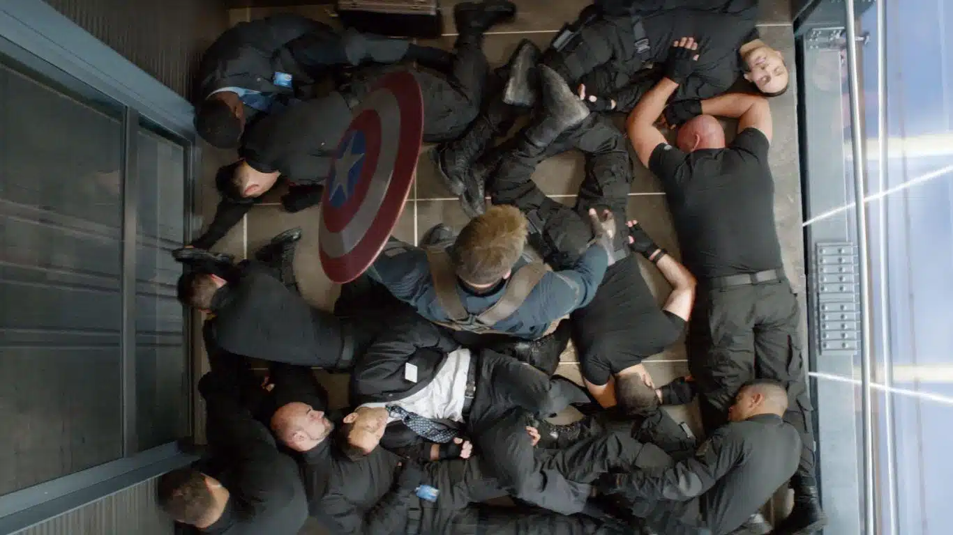 The Elevator Fight - "Captain America: The Winter Soldier"