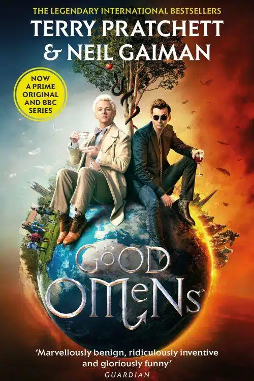 10 Must-Read Books Starting with Letter G - Good Omens by Terry Pratchett & Neil Gaiman