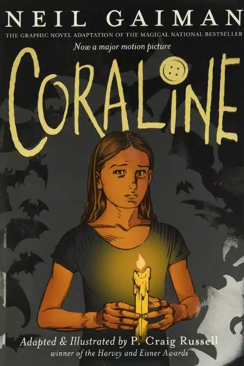 20 Must-Read Books Starting with Letter C - Coraline by Neil Gaiman