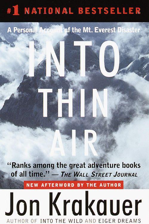 10 Must-Read Books Starting with Letter I | Title Beginning With ‘I’ - "Into Thin Air" by Jon Krakauer