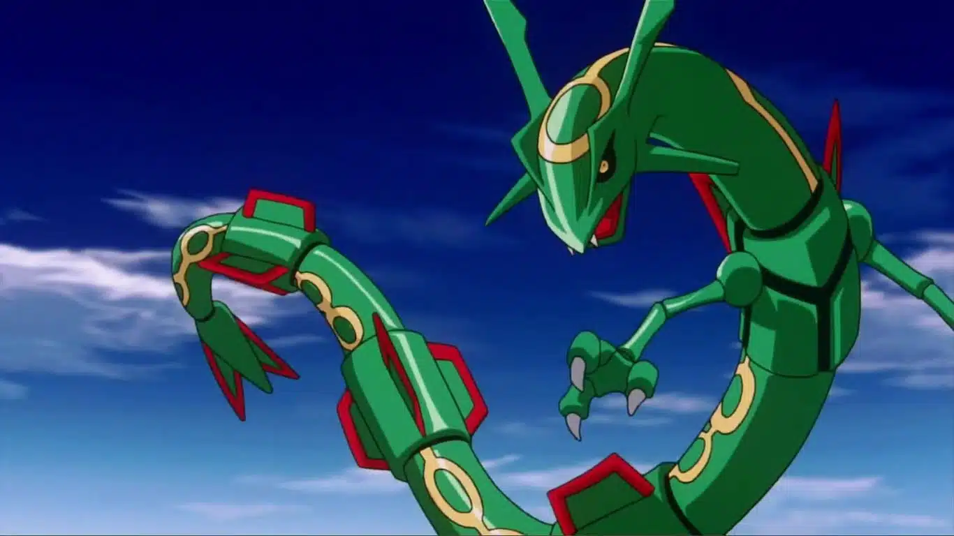 10 Most Powerful Dragons in Anime - Rayquaza (Pokémon)