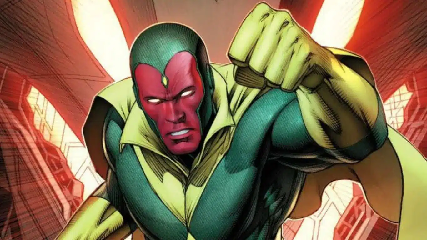 Top 10 des super-héros de bandes dessinées vertes - The Vision (Marvel Comics)