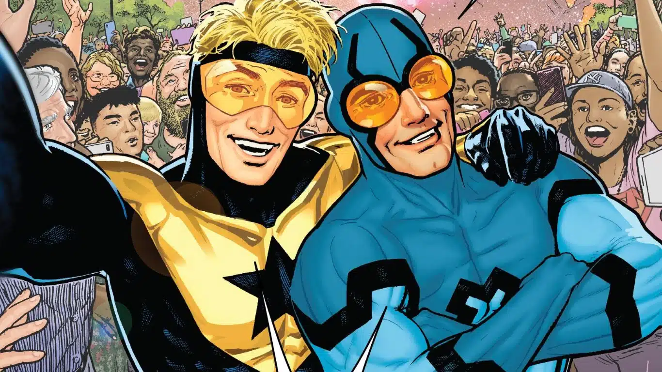 Blue Beetle and Booster Gold