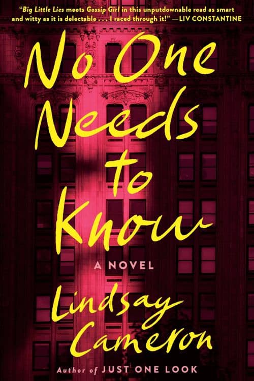 No One Needs to Know by Lindsay Cameron