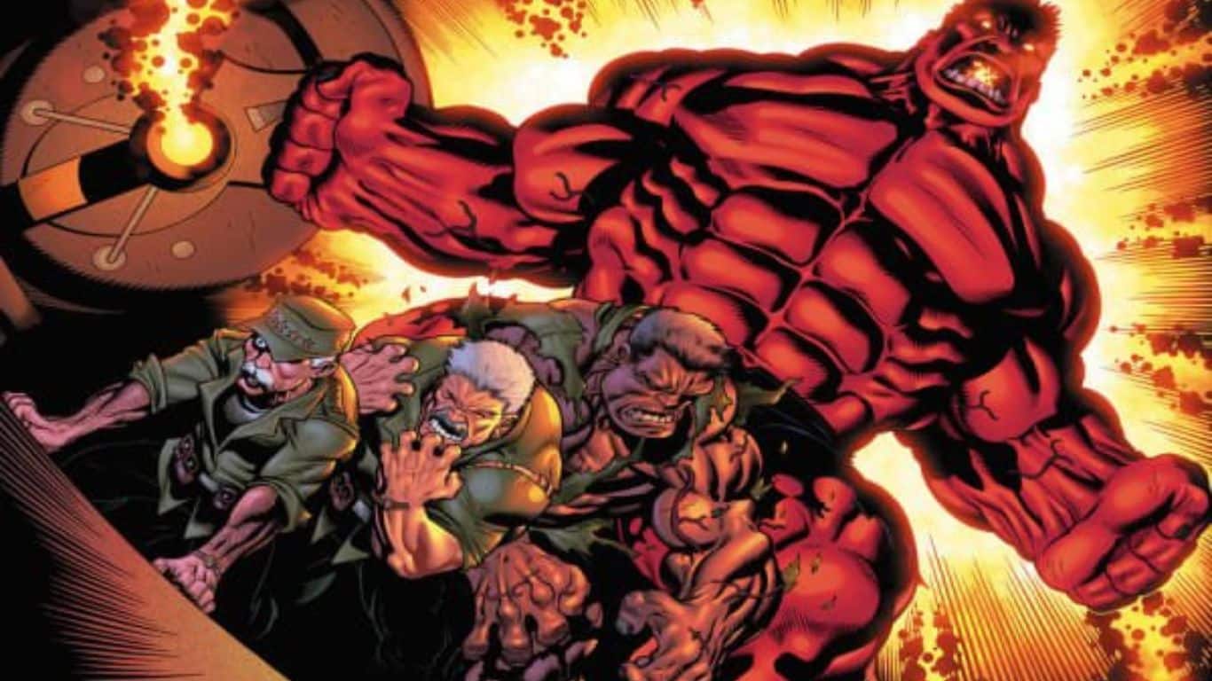 10 Marvel Villains with Odd Power Restrictions That Will Surprise You - Red Hulk