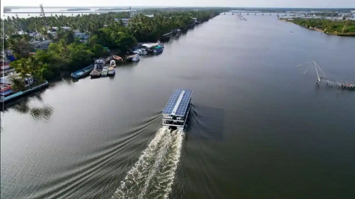 KSINC introduces India's first solar-powered tourist boat