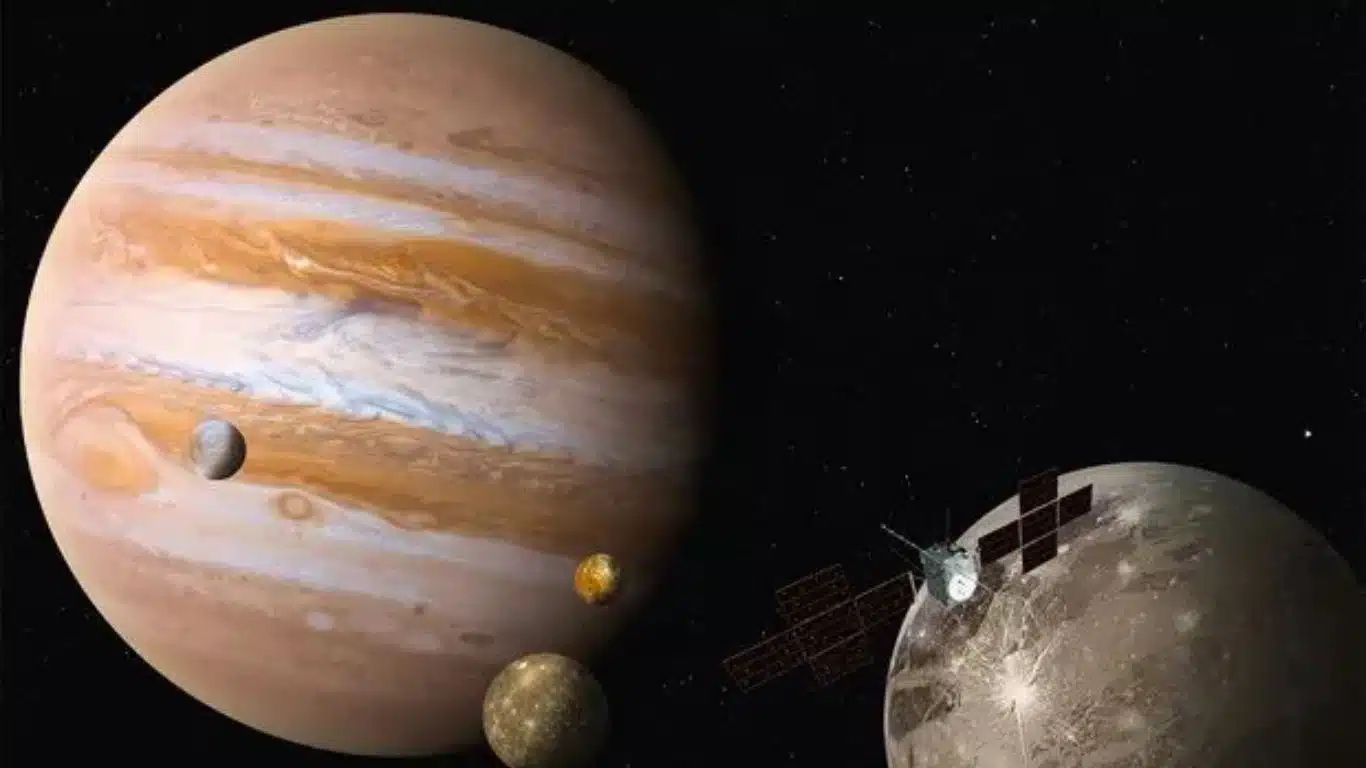 ESA juice mission is launched to look for life on Jupiter's moons