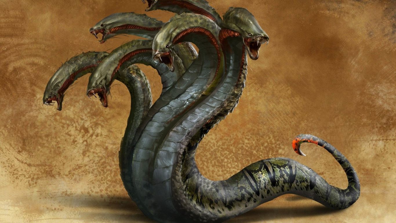 10 Famous Mythological Snakes from Around the World - Hydra