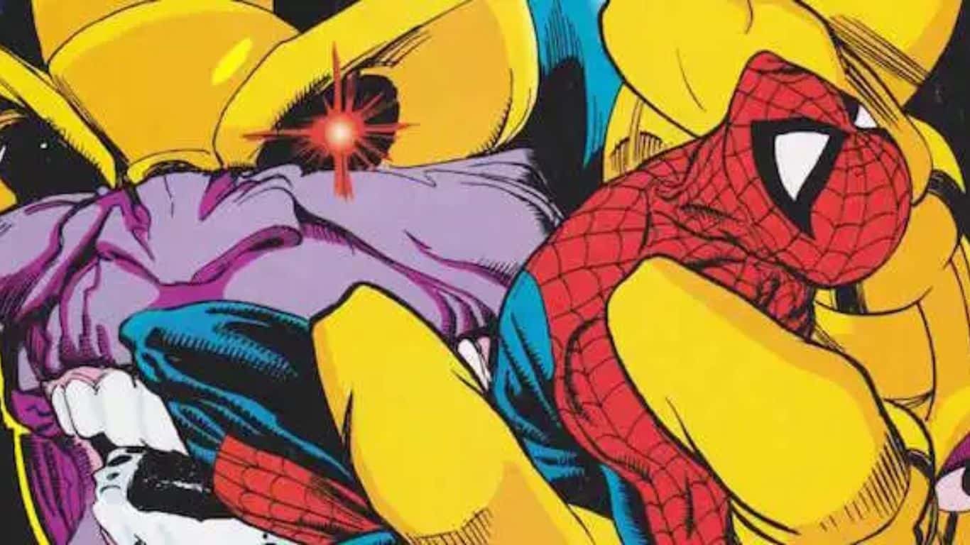 Spider-man’s Most Memorable Deaths: Who Did the Deed? - Infinity Gauntlet - Taraxia Bashes Spider-Man to Death