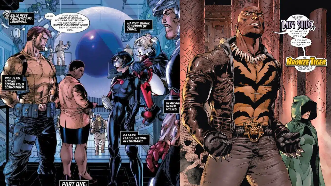 Bronze Tiger and Rick Flag