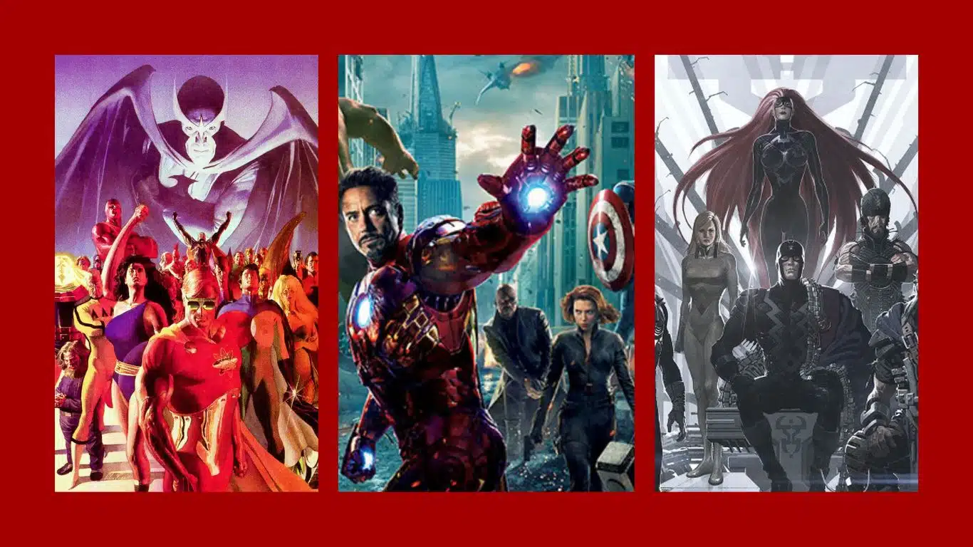 Toutes les équipes de super-héros majeurs dans l'univers Marvel