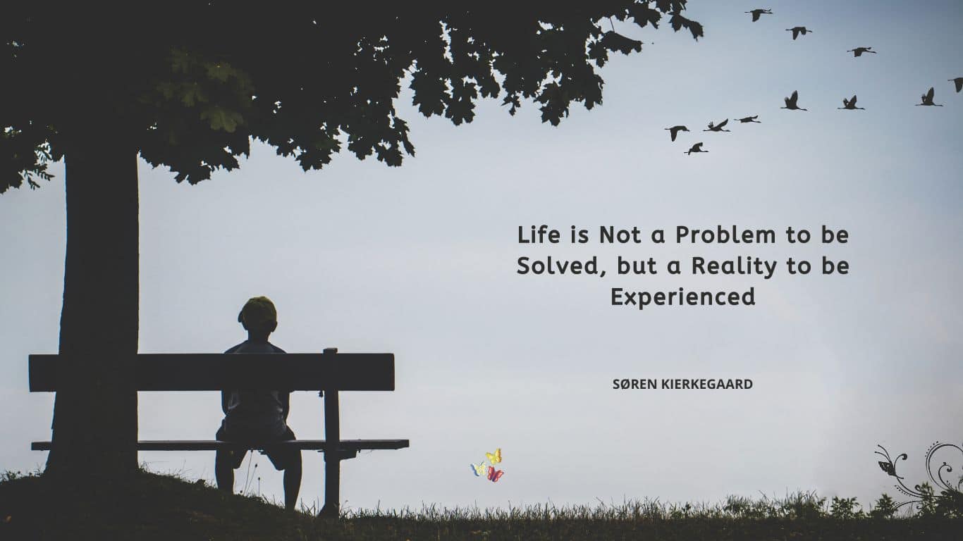 Life is Not a Problem to be Solved, but a Reality to be ...