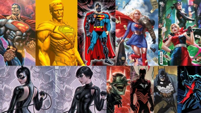 10 personajes de DC con la mayoría de las variantes