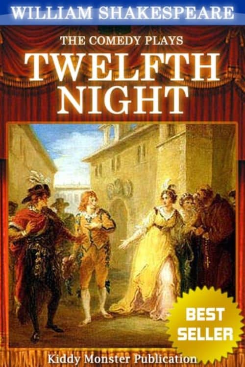 10 Must-Read Books Starting with Letter T - Twelfth Night by William Shakespeare