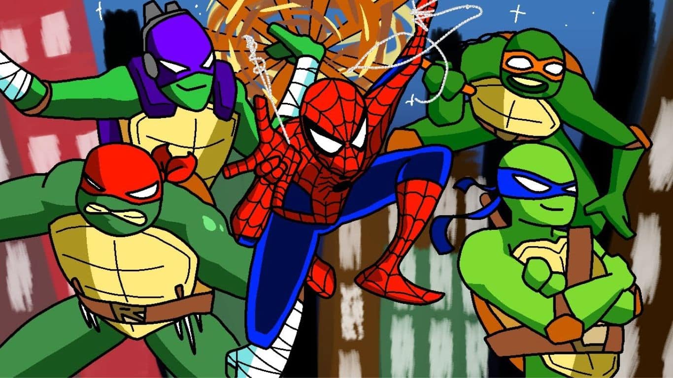 Spider-Man Crossovers With Other Franchises - The Teenage Mutant Ninja Turtles