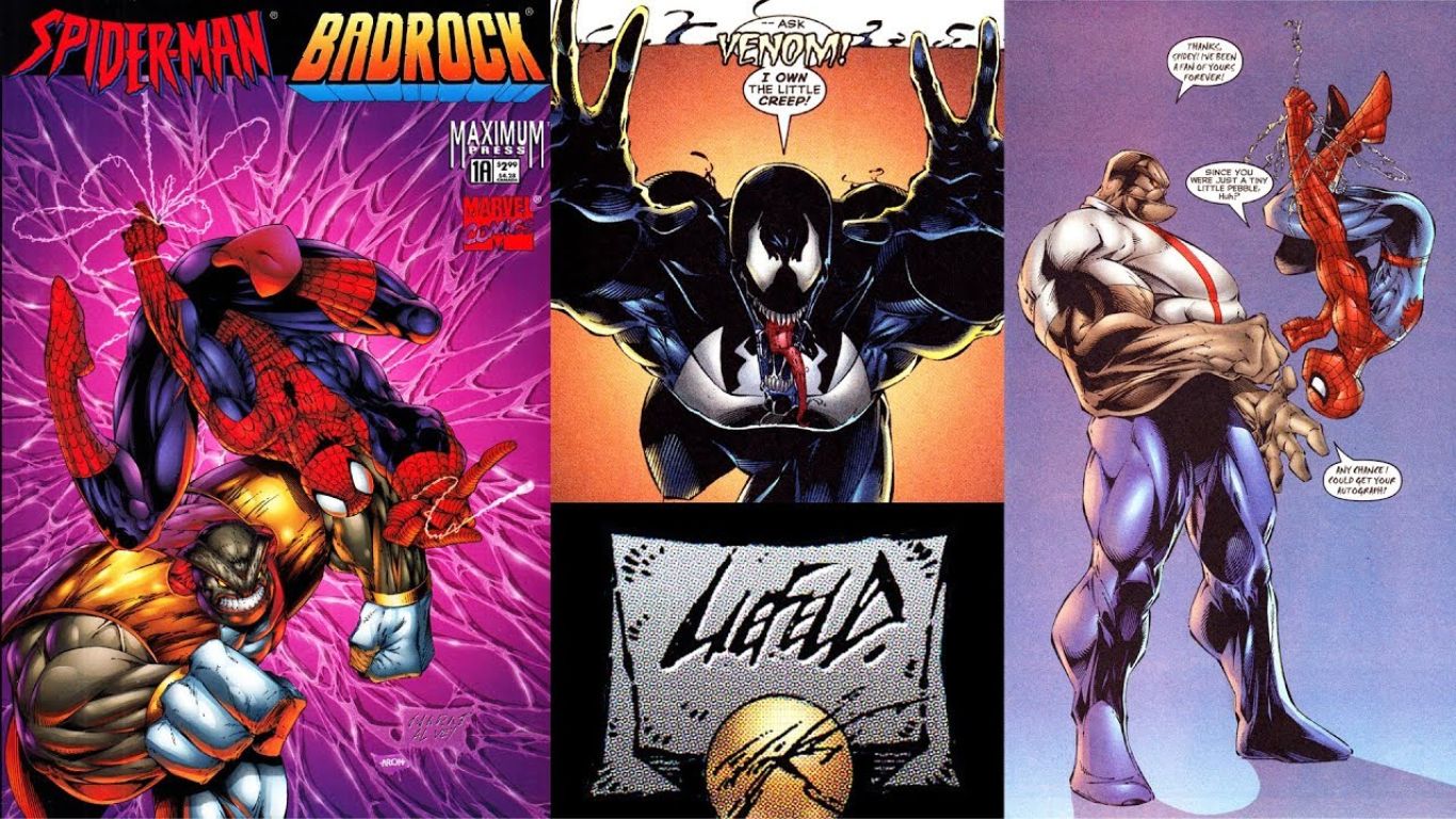 Spider-Man Crossovers With Other Franchises - Spider-Man and Badrock