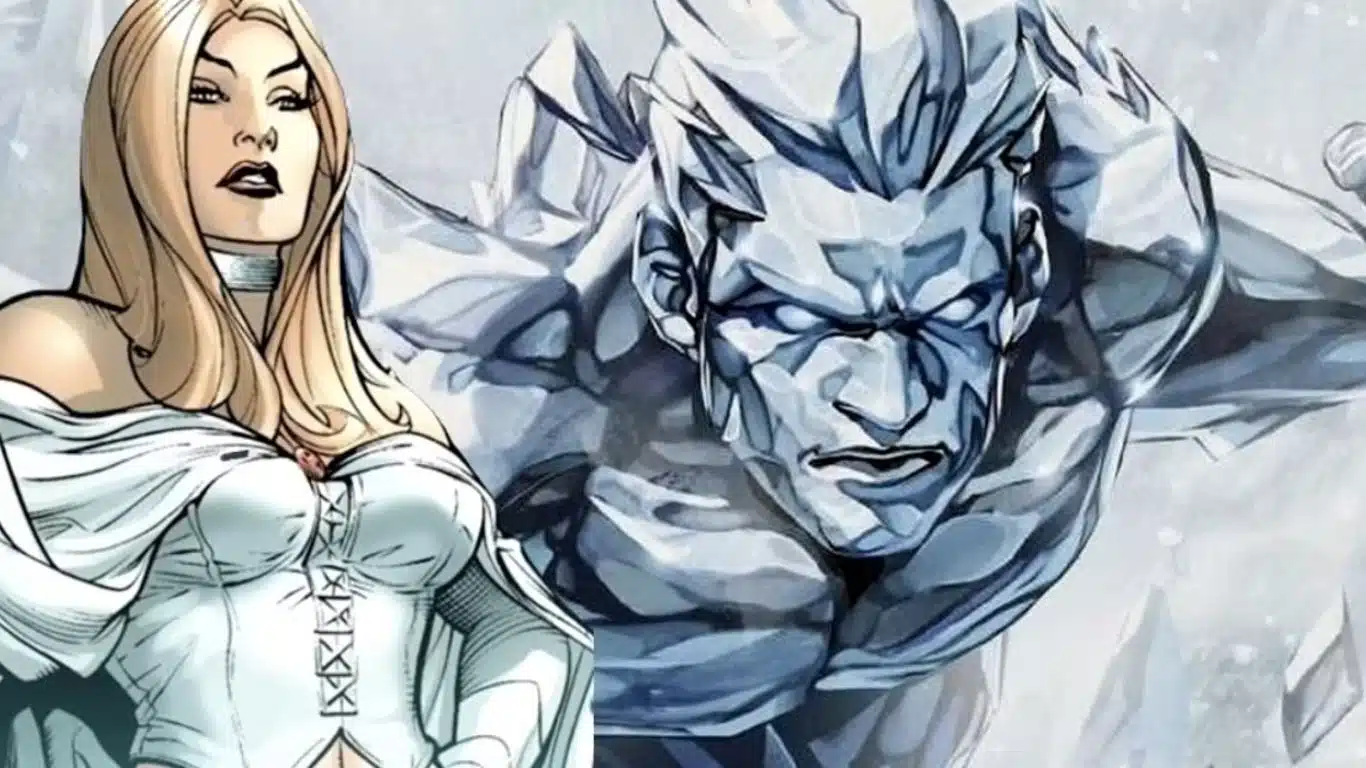 Emma Frost and Iceman