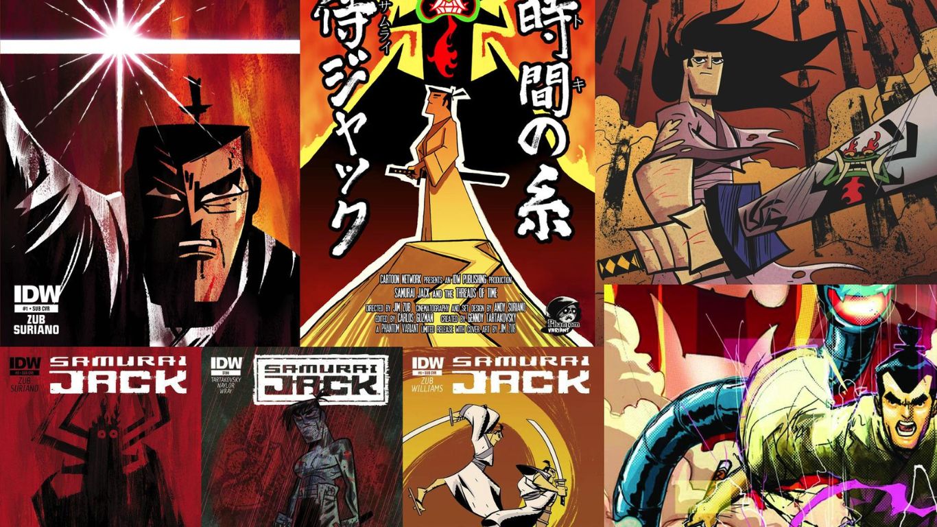 Ranking Top 10 Comics Characters Who Use Swords - Samurai Jack (IDW Publishing)