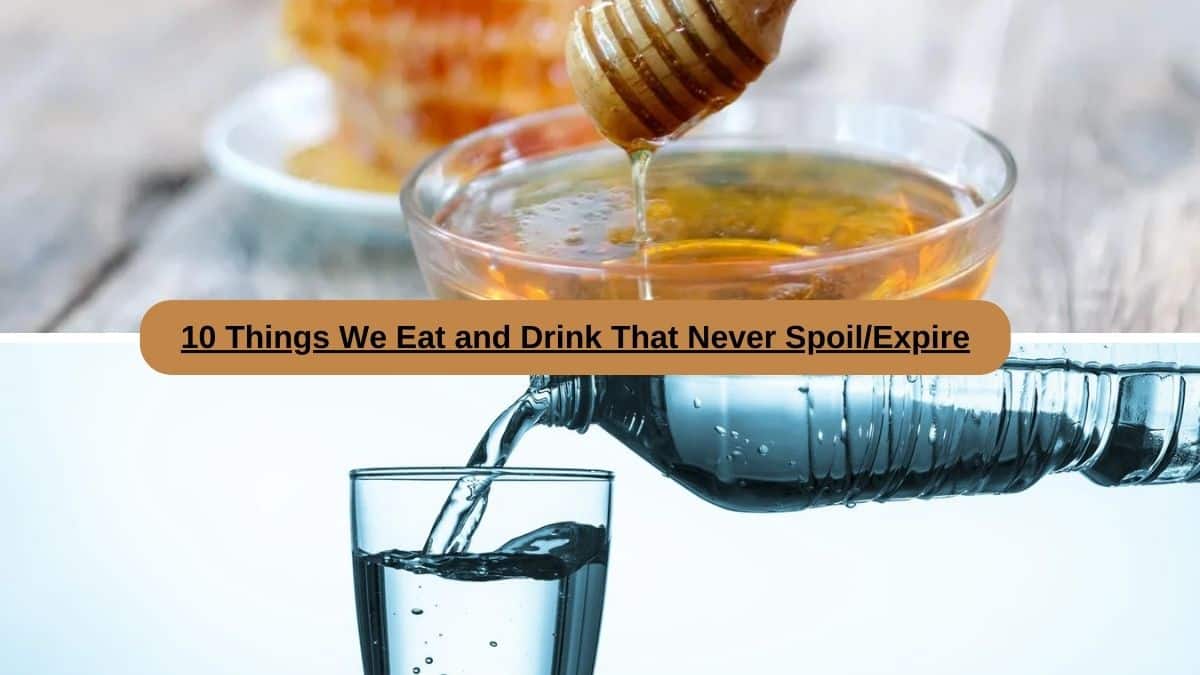 10 Things We Eat and Drink That Never Spoil/Expire