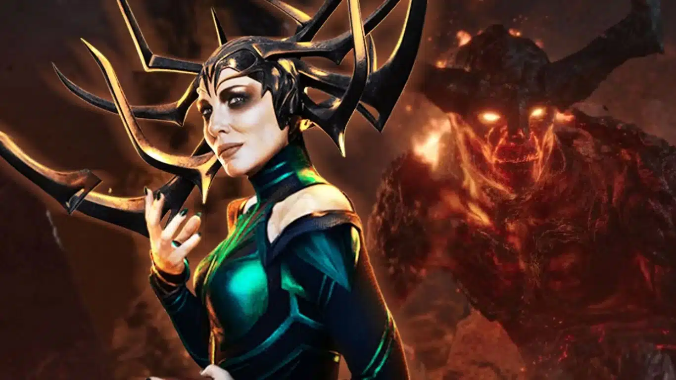 Best Villain Vs. Villain Fights In Movies - Hela vs. Surtur