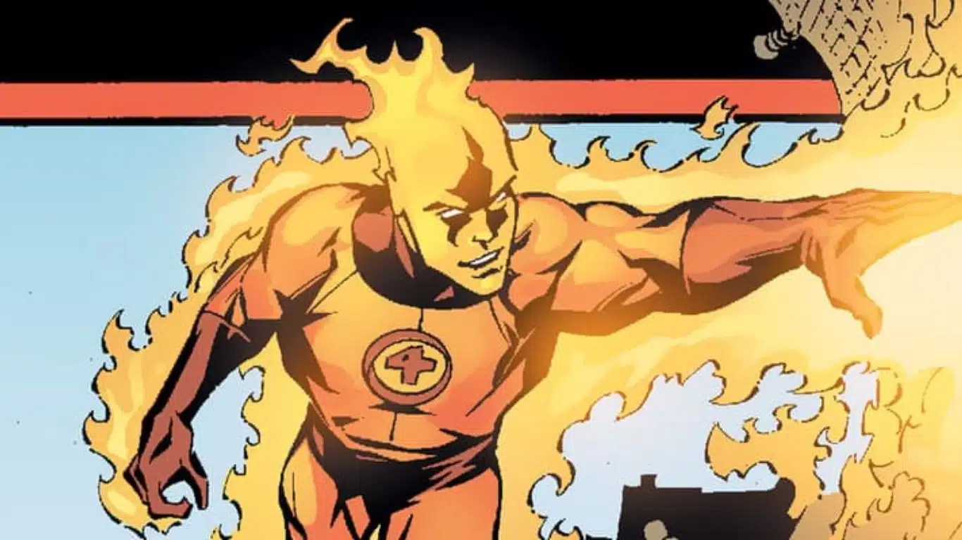 10 Characters From Marvel Comics Who Can Control Elements - Human Torch (Jonathan "Johnny" Storm)