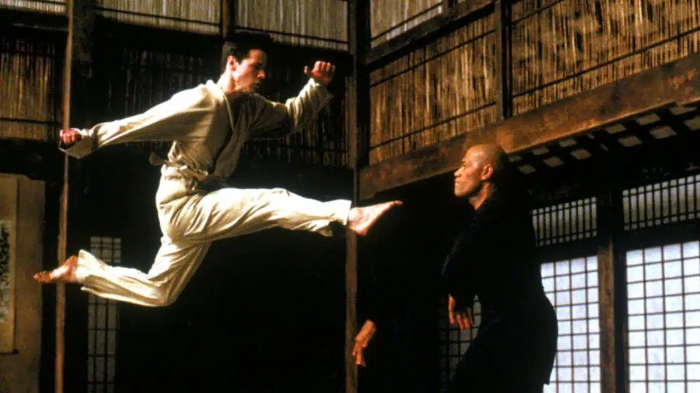 10 Best Hero vs. Hero Fights in Movies - Neo vs. Morpheus ("The Matrix", 1999)