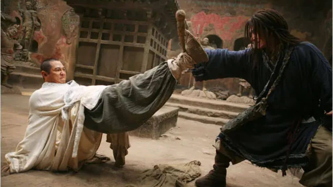 Lu Yan contre Monkey King ("Le Royaume interdit", 2008)