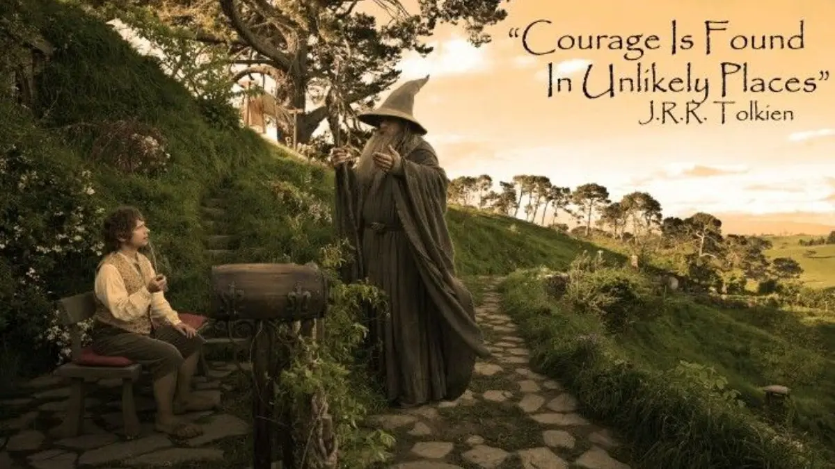 Courage is found in unlikely places