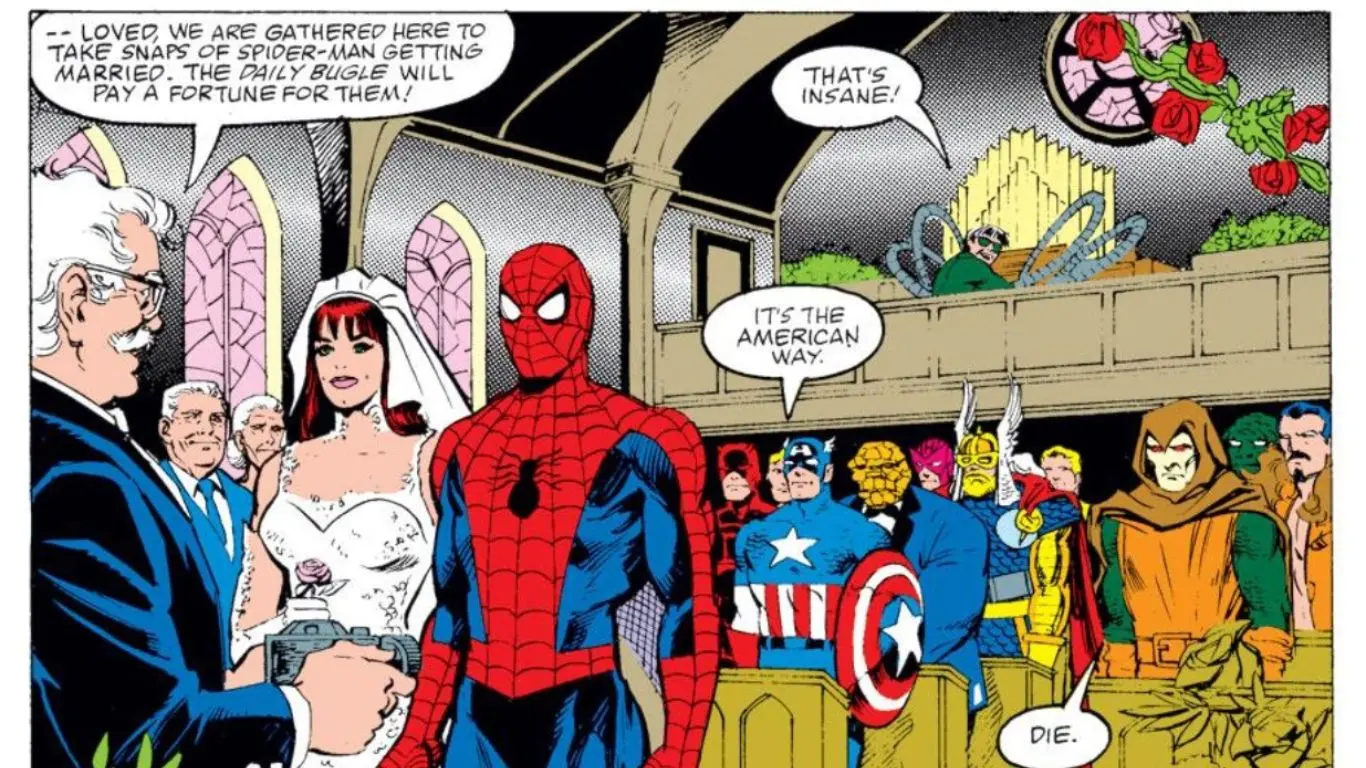 Peter Parker & Mary Jane Watson - Most Romantic Couples in Marvel Comics - Ranking Top 10