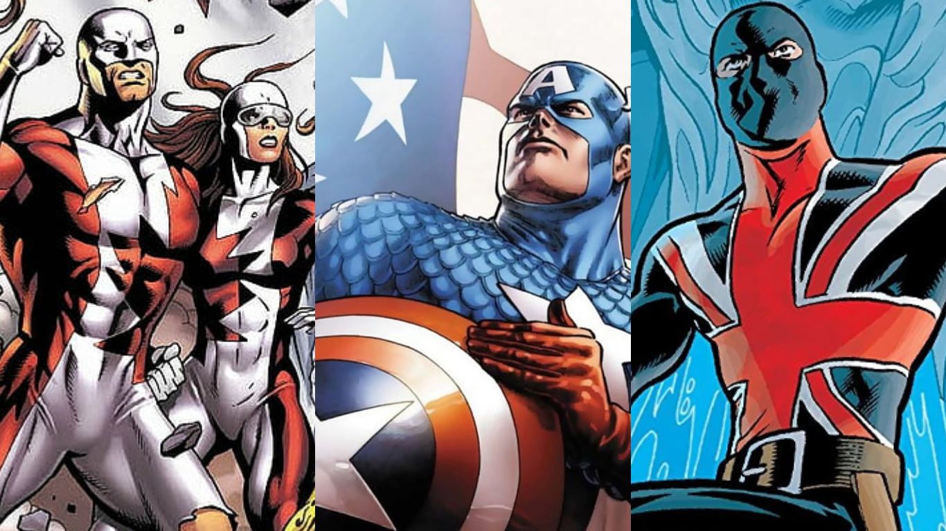 कॉमिक्स के 10 सबसे देशभक्त सुपरहीरो