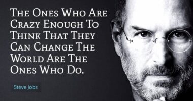 The people who are crazy enough to think they can change the world are the ones who do - Steve Jobs