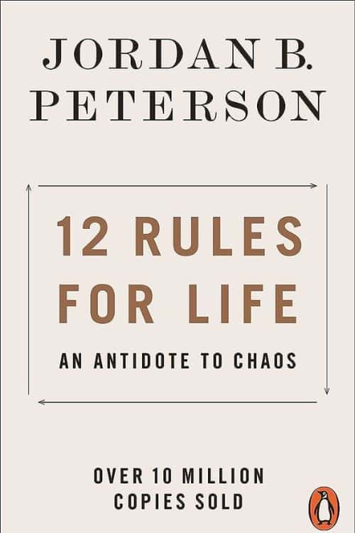 10 Most-Sold Mental Health Books on Amazon So Far - "12 Rules for Life" by Jordan B. Peterson