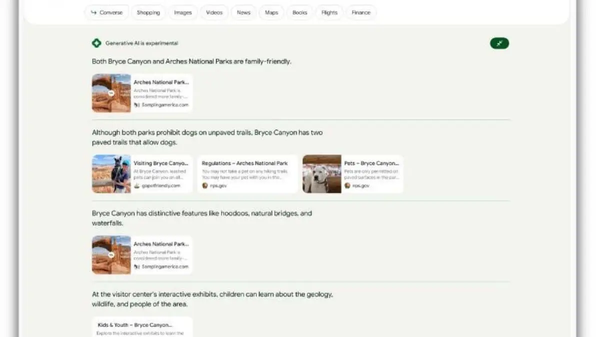 Search Generative Experience (SGE): Generative AI in Search By Google