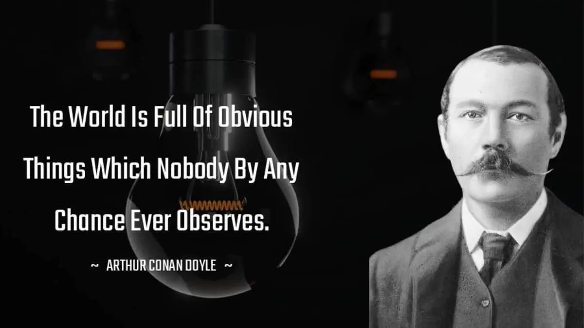 The world is full of obvious things which nobody by any chance ever observes