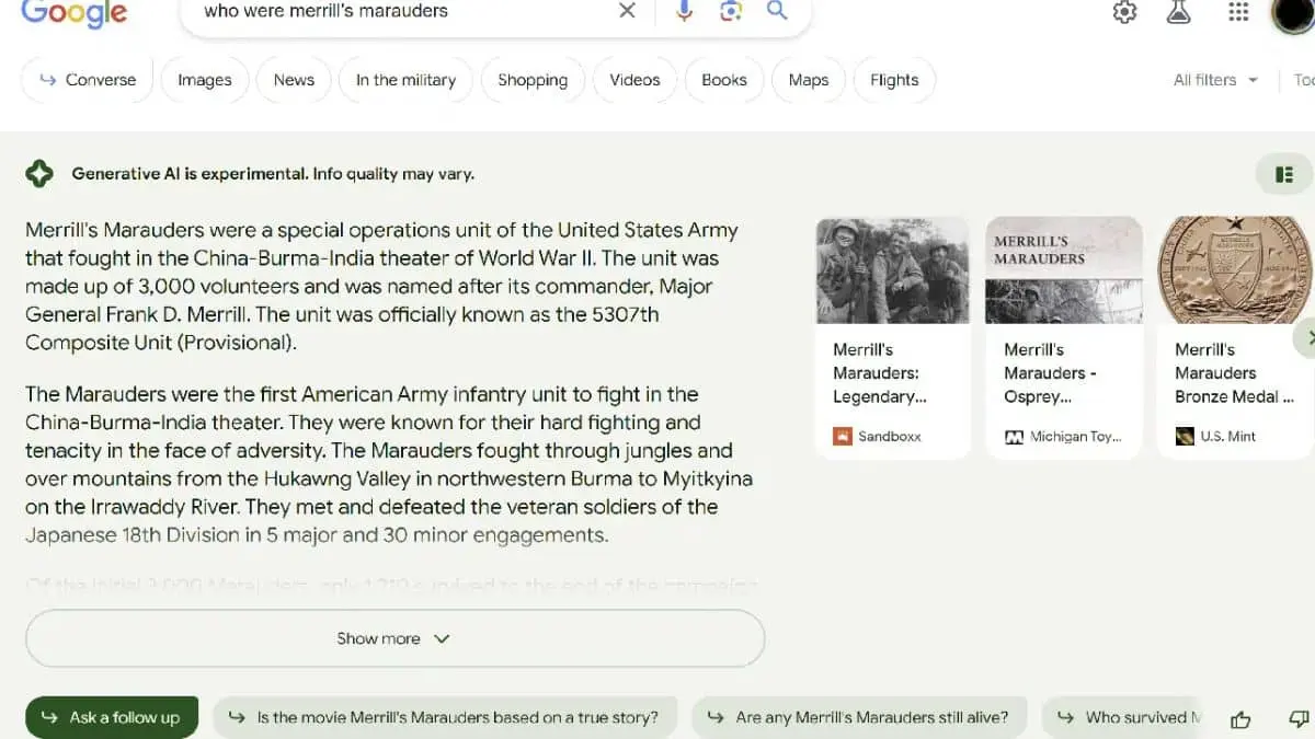 Search Generative Experience (SGE): Generative AI in Search By Google
