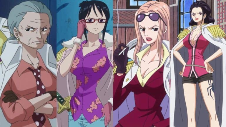 Classement des femmes marines les plus puissantes de One Piece