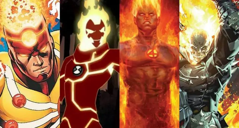 Top 10 Superheroes With Fire Power