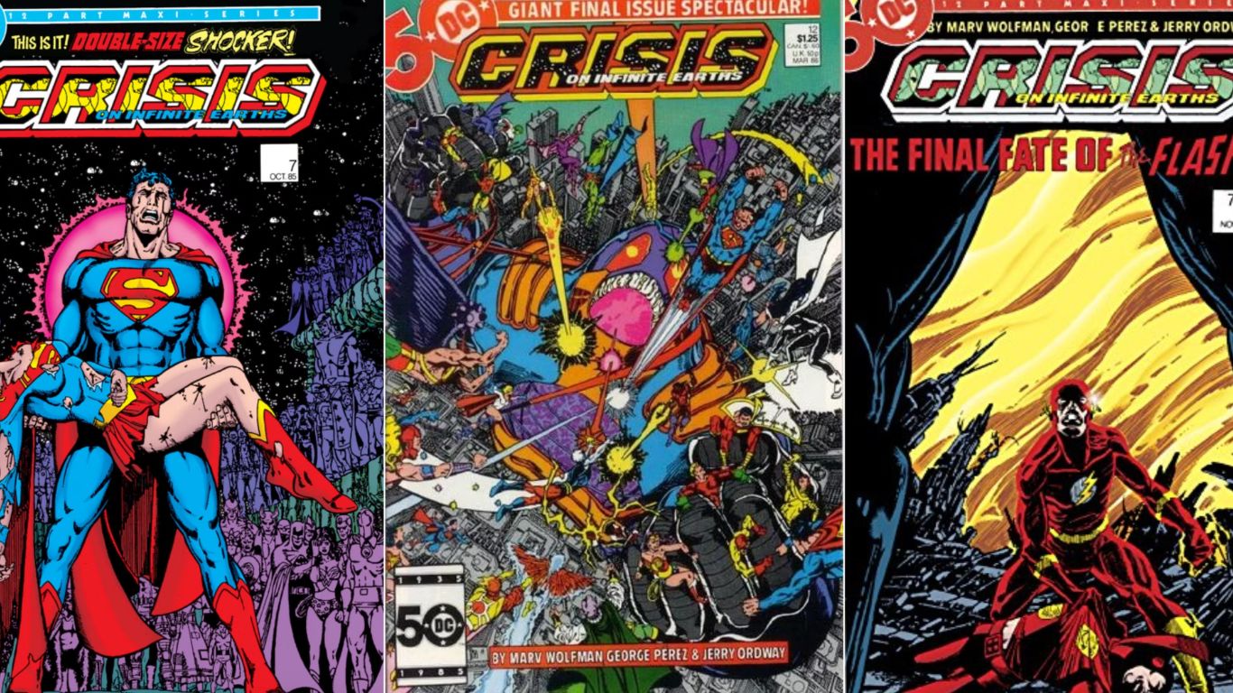 Por qué Crisis en Tierras Infinitas sigue siendo el pináculo del evento de DC en los cómics: la muerte de las encarnaciones de la Edad de Plata