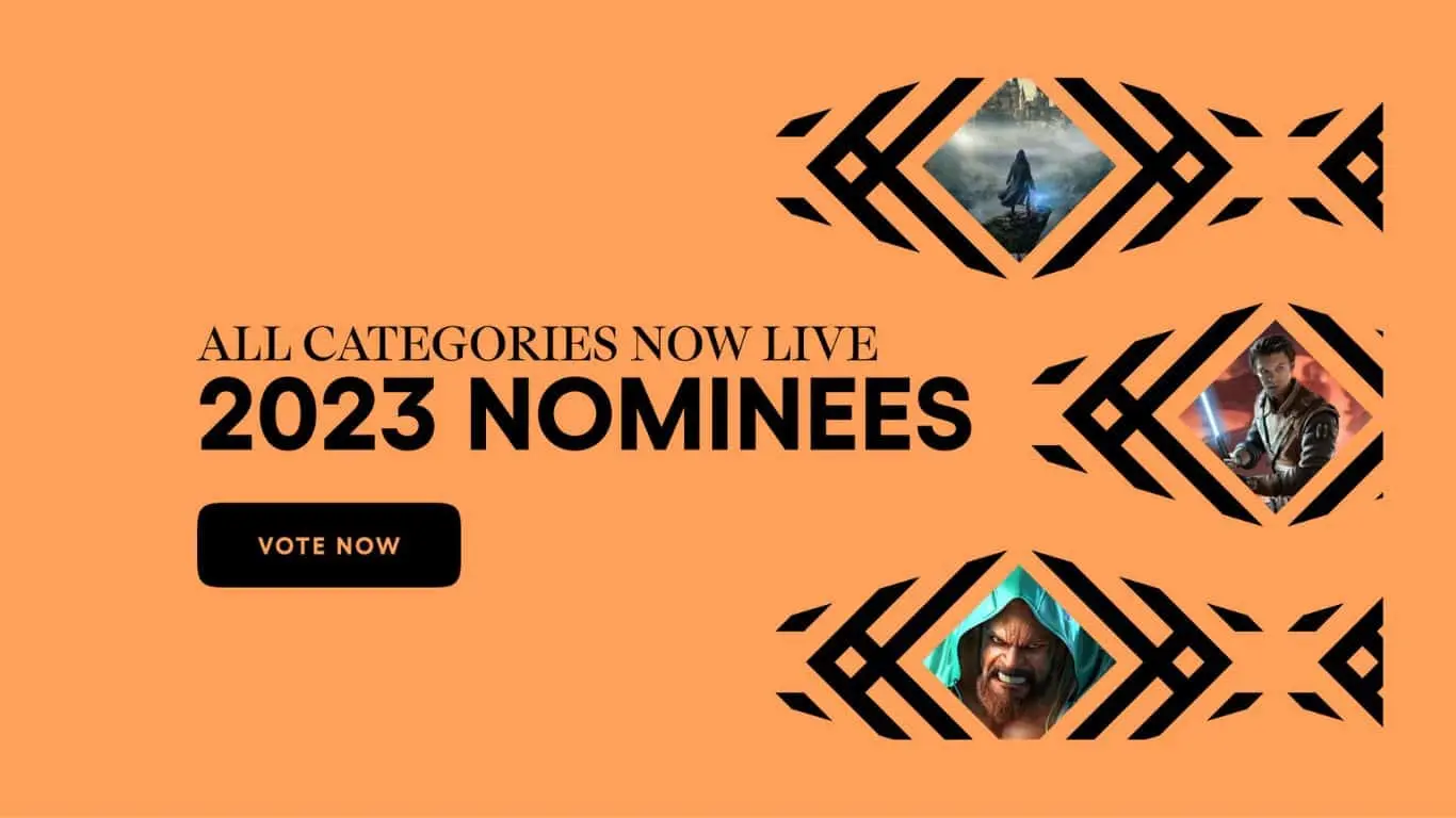 The Game Awards 2023 "All Six Game Of The Year nominees" Announced: Participate in The Game Awards: Cast Your Game of the Year Vote Now!
