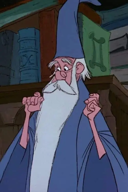 Top 10 Disney Characters whose names start with M - Merlin (The Sword in the Stone)