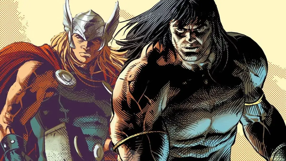 Thor and Conan the Barbarian